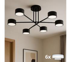 Brilagi - LED paviršinis lubinis šviestuvas MONO 6xGX53/30W/230V juodas