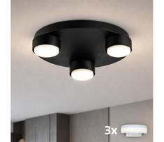 Brilagi - LED lubinis šviestuvas MONO 3xGX53/30W/230V, skersmuo 30 cm, juodas