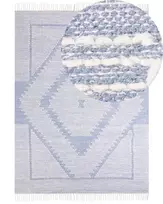 Kilimas ANSAR Mėlynas 140 x 200 cm Medvilnė