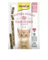 GimCat Kitten Sticks skanėstai katėms su kalakutiena, 3 vnt