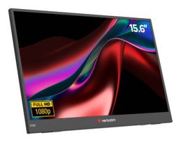 Verbatim 32401 Nešiojamas monitorius LIGHT 15.6'' IPS FHD 1920x1080 10ms 250cd/m2 60Hz, Juoda