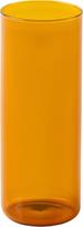 KnIndustrie Stiklinė Lime Line aukšta, 390 ml, gintaro spalvos