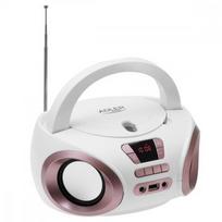 Radio Boombox CD MP3 AD1181 white copper