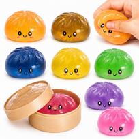 Antistresinis žaislas cukrinis koldūnas „Kawaii Maltose Dumpling”, 8,5 cm