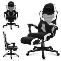 Žaidimų kėdė Huzaro Combat 3.1 White – balta, kvėpuojanti medžiaga, ergonominė
