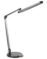 LED stalinė lempa CAROY su indukciniu įkrovikliu, juoda