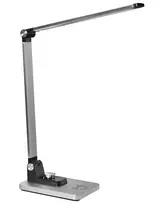 LED stalinė lempa ENIF su indukciniu įkrovikliu, sidabrinė