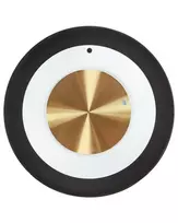 Sieninis laikrodis CLUSES 30 cm metalinis juodas