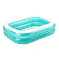 Pripučiamas baseinas Bestway Teal Rectangular Family, 200x146x48 cm