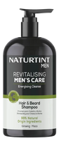NATURTINT Beard And Hair Shampoo For Men  šampūnas, 500 ml