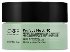 KORFF Perfect Matt NC, stangrinamasis, matinį atspalvį suteikiantis veido kremas, 50 ml