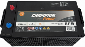 Akumuliatorius EFB CHAMPION POWER 12 V, 240 Ah, 1250 A, EN1250A
