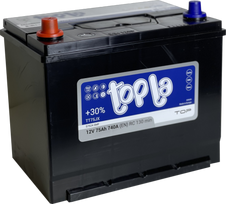 Akumuliatorius TOPLA TOP JIS 12 V, 75 Ah, 740 A, EN