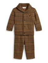 Ralph Lauren Baby - Prt Seasonal Fleece-Knt-Outfit Set - Marškinėlių rinkinys trumpomis rankovėmis - Ruda