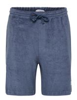 Knowledge Cotton Apparel - Fig Loose Fit Terry Shorts - Gots/V - Laisvalaikio šortai - Mėlyna