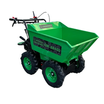 Mini savivartis Grünwelt GW-BR400, 4x4, 400 kg. Statybinis savivartis, benzininis vežimėlis
