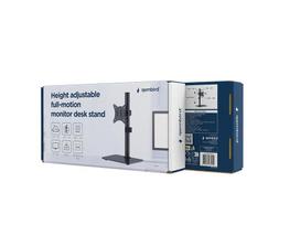 Gembird MS-D1ST-03 Monitoriaus stalo stovas, pilnai judantis, 17"-32", juodas