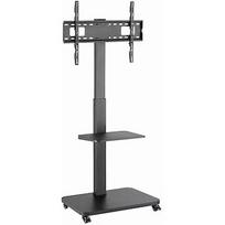 Gembird TV floor stand with caster wheels, 37-75" TVS-75S-02