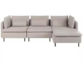 Modulinė sofa EGERIS 3 asmenims, smėlio spalvos