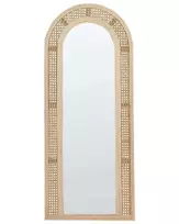 Sieninis veidrodis FRANEY 50 cm 120 cm Natūralaus rotango