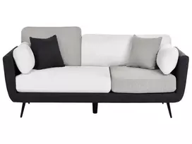 Trivietė sofa BOLGA juoda