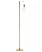 Grindų lempa SAVENA metalinė auksinė