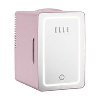 ELLE Home ESDAFX08PUEU 8L  Mini Fridge with LED Makeup Mirror Purple | ESDAFX08PUEU | 4895091318730