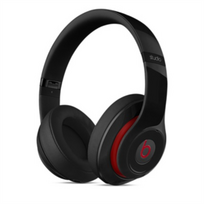 Ausinės BEATS Studio 2.0 ant ausų, su mikrofonu, triukšmo slopinimas, juodos