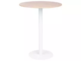 Baro stalas MORELLA šviesiai rudas / baltas 80 cm 80 cm