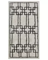 Kilimas TURHAL smėlio spalvos 80 x 150 cm medvilninis