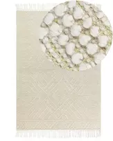 Kilimas MAVIKENT smėlio spalvos 160 x 230 cm vilnonis
