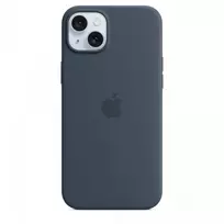 Apple iPhone 15 Plus Silikoninis Dėklas su MagSafe – Storm Blue