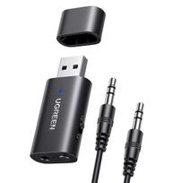 UGREEN Bluetooth garso adapteris UGR1207BLK Bluetooth 5.1 su 3,5 mm AUX išėjimu