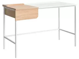 Rašomasis stalas OCATE baltas 120 cm 60 cm