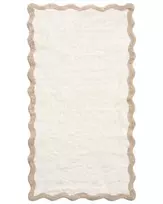 Vonios kilimėlis NANGAL Rudas/ smėlio spalvos 80 x 150 cm Medvilninis
