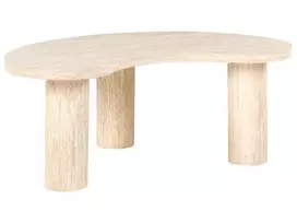 Kavos staliukas NOMA 52 cm 90 cm Travertino imitacija