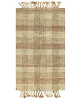 Kilimas BERISSA smėlio spalvos 80 x 150 cm džiutas