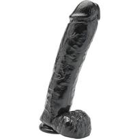 GET REAL - Juodas Dildo 28 cm