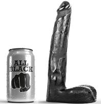 ALL BLACK - Realistiškas dildo 21 cm