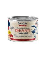 SANABELLE Jautiena ir kalakutiena 180 g drėgno ėdalo suaugusioms katėms