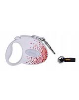 FLEXI Glam Splash Orient S Juosta 3 m balta