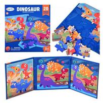 Magnetinė dėlionių knyga "Dinozaurai" 40 elementų ZA4268