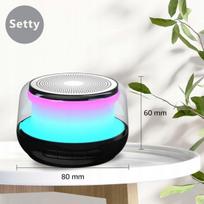 Setty garsiakalbis apvalus RGB GB-700 juodas