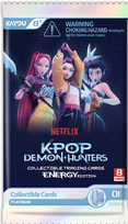 KAYOU KPop Demon Hunters kolekcinės kortelės Energy Edition, 8 vnt., KPDH-KP-WT-NL-001B-EMEA