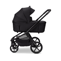 MOON universalus vežimėlis RESEA Fold su sulankstomu lopšiu, 2in1, Black, 64000000-933