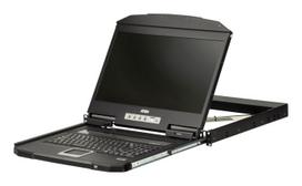 Aten 1U Short Depth USB HDMI  Single Console with Italian
