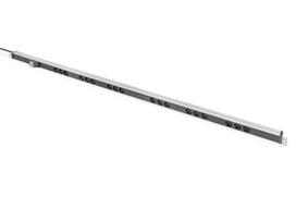 Digitus Power strip with aluminum profile, 18-way, 42U (black/aluminum, 2 meter cable, 16A Type C circuit breaker)