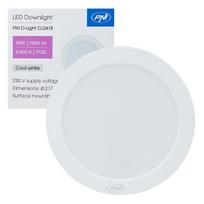 LED ceiling lamp PNI D-Light CL2418 18W, round 21.7 cm, 6400K, 230V, 1980 lm, cool white