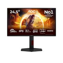 AOC G4 25G4ZR computer monitor 62.2 cm (24.5") 1920 x 1080 pixels Black, Red