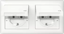 GIRA 415803 SCHUKO kištukinis lizdas su rėmeliu, IP44